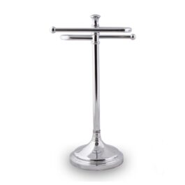 Toallero Para Mesada - Cromado - Dos Brazos - Claudia Adorno