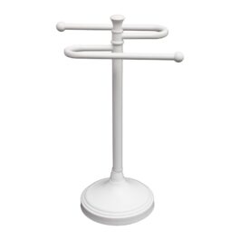 Toallero Para Mesada - Blanco - Dos Brazos - Claudia Adorno