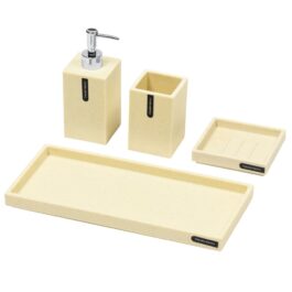 Linea Premium Cuadrada - Limestone - Dispenser - Claudia Adorno
