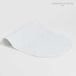 Antideslizante Circulitos Oval Blanco - Concepto Deco